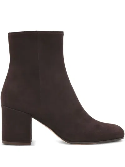 Gianvito Rossi Block-heel Suede Boots