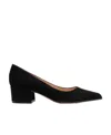 Gianvito Rossi Piper Pump 45 Suede Pumps In Black