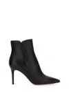 Gianvito Rossi 85 Levy Pointed Toe Stiletto Boots In Multi