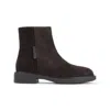 Gianvito Rossi Lexington Suede Ankle Boots In Brown