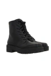 Gianvito Rossi Embroidered-logo Leather Boots In Balck