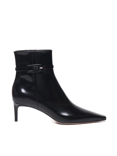 Gianvito Rossi Lindsay Leather Boots In Black