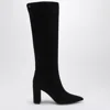 Gianvito Rossi Lyell Leather Knee Boots In Black