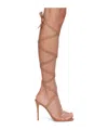 Gianvito Rossi Ssense Exclusive Pink Borneo Heeled Sandals In Pink
