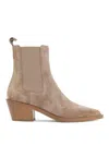 Gianvito Rossi Suede Leather Ankle Boots