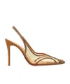 Gianvito Rossi Stiletto Pumps Crystal Embellishments In Brown