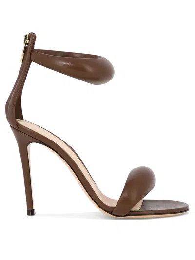Gianvito Rossi Brown 3d Imaginary Strappy Stiletto Sandals For Women