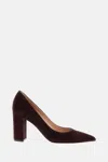 Gianvito Rossi Brown Slip On Pumps In Black