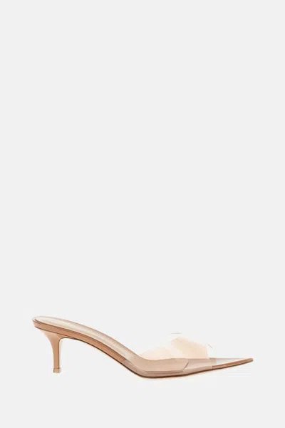 Gianvito Rossi Brown Slip-on Pumps