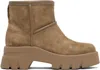 Gianvito Rossi Woman Ankle Boots Khaki Size 7.5 Leather In Cmcc