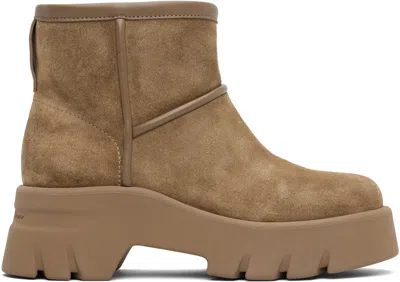GIANVITO ROSSI BROWN STORMY BOOTS