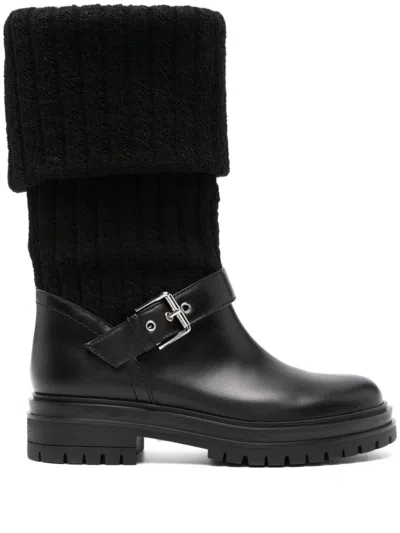 GIANVITO ROSSI BUCKLE-DETAIL BOOTS