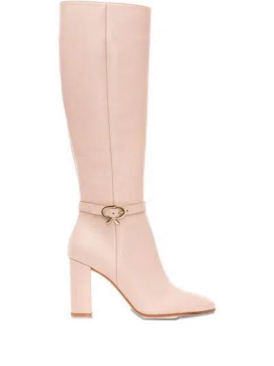 Gianvito Rossi Buckle-strap Leather Boots