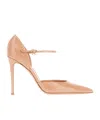 Shop Gianvito Rossi 100mm Leather Pumps In Nude