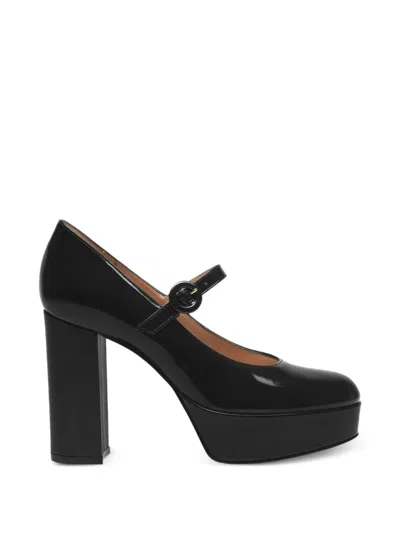 Gianvito Rossi Buckle-strap Pumps In Black