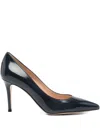 Gianvito Rossi Calf Leather Pumps 85mm In Black