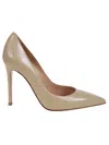 Gianvito Rossi Calfskin Pointed Toe Pumps In Multi