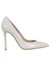Gianvito Rossi Leather Pumps In White