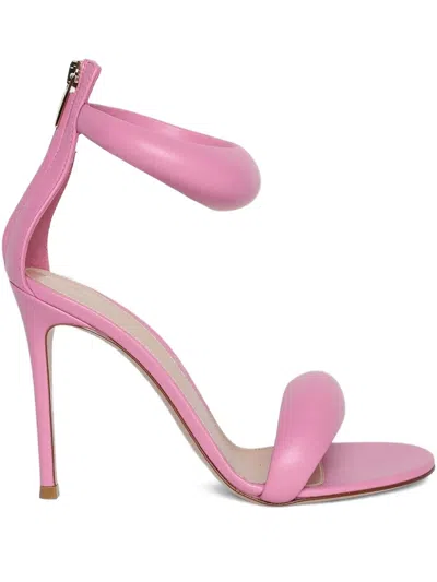 Gianvito Rossi California Padded-ankle-strap Sandals In Pink