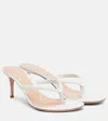 Gianvito Rossi Calypso 70 Leather Thong Sandals