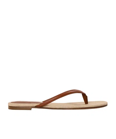 Gianvito Rossi Calypso Flip-flops In Brown