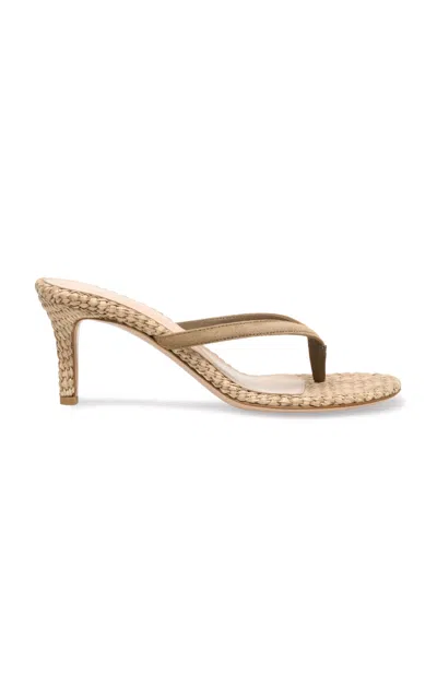 Gianvito Rossi Calypso Leather Sandals In Brown