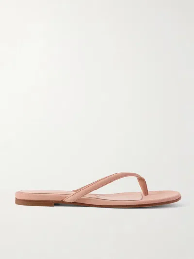 Gianvito Rossi Calypso Suede Sandals In Pink