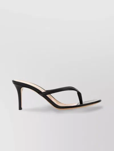 GIANVITO ROSSI CALYPSO THONG SANDALS KITTEN HEEL