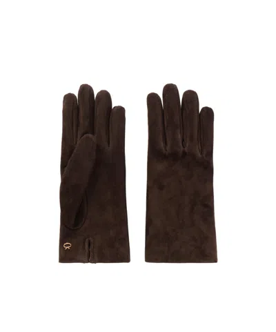 Gianvito Rossi Cam Gloves In Brown