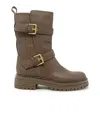 Gianvito Rossi Camel Leather Boots In Camel