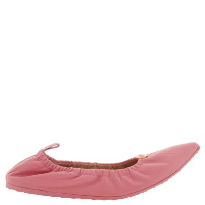 Gianvito Rossi Ladies Hibiscus Alina Ballerina Nappa Flats In Green