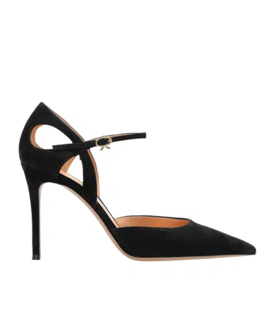Gianvito Rossi Camnero Strappy Heeled Pumps In Black
