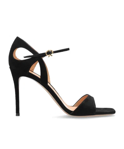 Gianvito Rossi Camnero Strappy Heeled Sandals In Black
