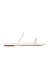 Gianvito Rossi Luxurious Rhinestone Cannes Sandals 2025 In White