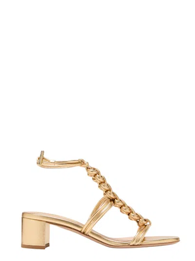 Gianvito Rossi Capua 45 Silk Nappa