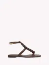 Gianvito Rossi Capua Leather Sandals In Brown