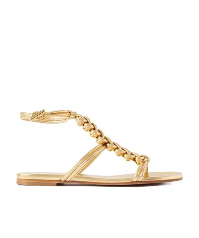 Gianvito Rossi Capura Flat Sandals In Nude