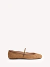 Gianvito Rossi Carla Raffia Ballet Flats In Brown