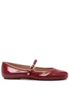 Gianvito Rossi Carla Ballet Flat In Red