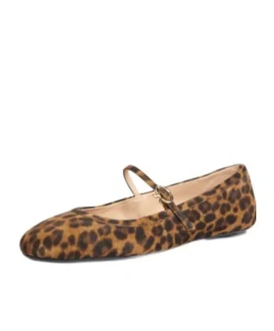 Gianvito Rossi Ballerina Carla In Animal Print