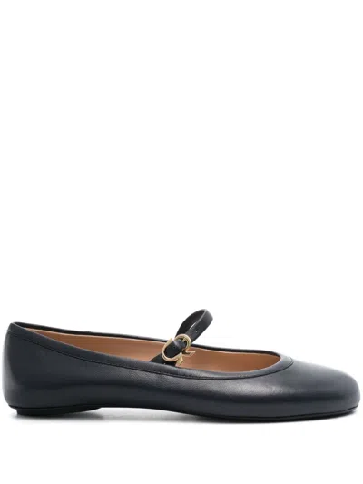 Gianvito Rossi Carla Ballet Flats In Black