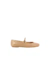 Gianvito Rossi Carla Ballet Flats In Nude