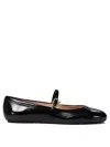 Gianvito Rossi Woman Ballet Flats Black Size 8 Leather In Black