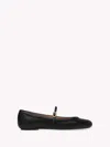 Gianvito Rossi Carla Ballet Flats In Black Leather