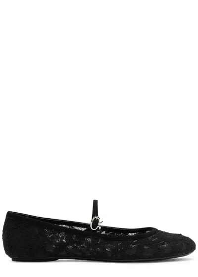 GIANVITO ROSSI GIANVITO ROSSI CARLA LACE BALLET FLATS