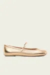 Gianvito Rossi Elegant Ballerina Flats With Ribbon Buckle