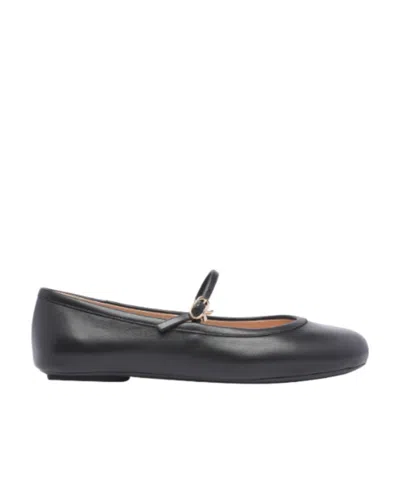 GIANVITO ROSSI GIANVITO ROSSI CARLA BUCKLE-STRAP BALLERINA SHOES
