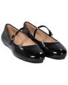 Gianvito Rossi Mary Ribbon Patent Leather Ballet Flats