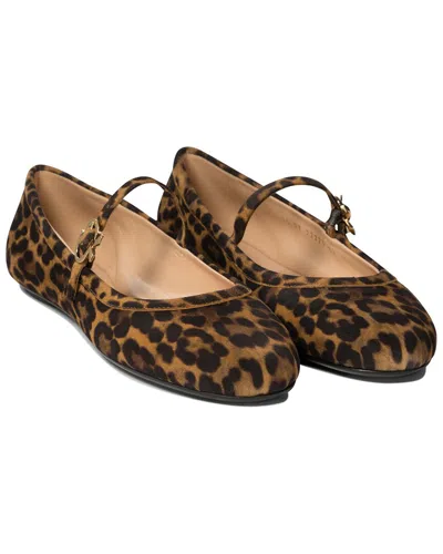 Gianvito Rossi Ballerina Carla In Animal Print