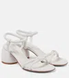 Gianvito Rossi Cassis 70mm Leather Sandals In White